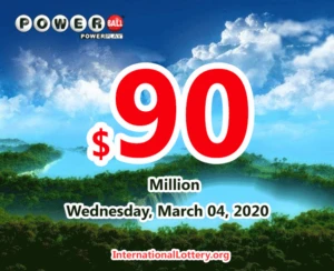 2020年2月29日，价值100万美元的Powerball奖金属于爱荷华州的一位玩家。